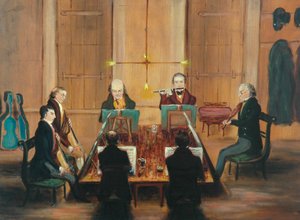 サヴィルグリーンパーティーオブセブン、1836 作： George Kershaw