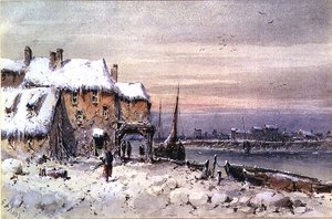 凍てつく冬のリバーサイドハウス 作： George Knox