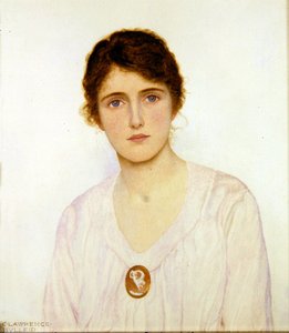 カメオのブローチ（水彩・紙） 作： George Lawrence Bulleid