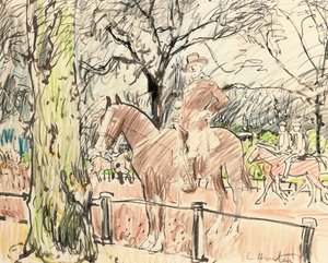 ハイドパークのロッテンローにあるドンロベルトカニンガムグラハム 作： George Leslie Hunter