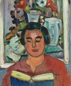 絵画と本 作： George Leslie Hunter
