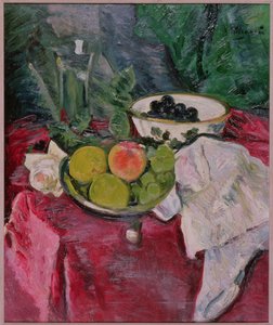 赤い布 作： George Leslie Hunter