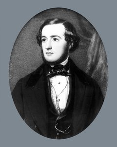 紳士の肖像、ca。 1845-1850。 作： George Lethbridge Saunders
