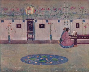 ホワイトブドワール、c1905 作： George Logan