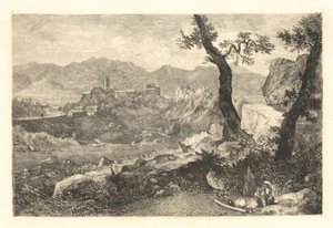 ローマの近くの景色 作： George Loring Brown