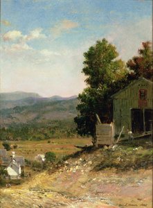1865年、ニューハンプシャー、ウェストキャンプトン、オールドバーンの研究 作： George Loring Brown