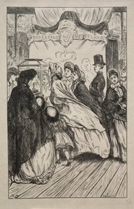 宝石-1862年の大展覧会で。 作： George Louis Palmella Busson Du Maurier