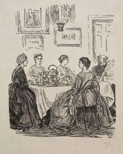 毎年恒例の質問 - どこに行きましょうか? 作： George Louis Palmella Busson Du Maurier