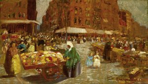 ヒューストン・ストリート 作： George Luks