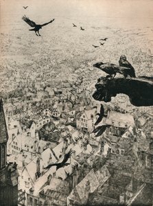 「シャルトルのカラス」、1917 作： George Marples