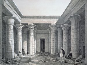 大神殿、フィラエ、エジプト、1843年 作： George Moore