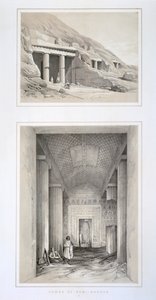 19世紀のエジプト、ベニハッサンの墓 作： George Moore