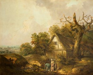 素朴なコテージ 作： George Morland