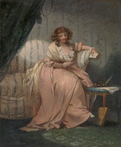 アーティストの妻、アンという女性 作： George Morland