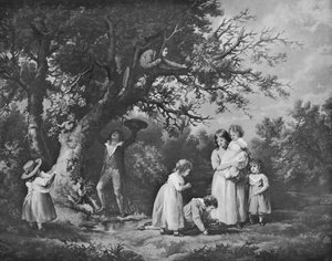 子供たちの鳥の巣作り、1789年、1912年 作： George Morland