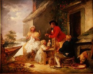 コテージドア 作： George Morland