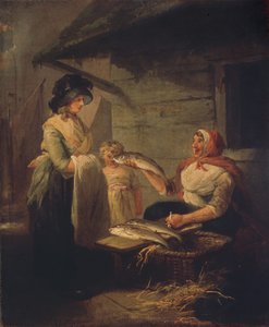 フィッシュワイフ、1780年代末。 作： George Morland