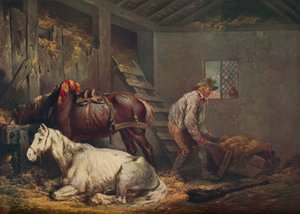 馬小屋の馬、1791