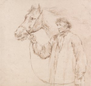 Homem segurando o cavalo pelo freio 作： George Morland