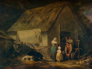朝、ヒグラーズ、市場に備える、1791年 作： George Morland