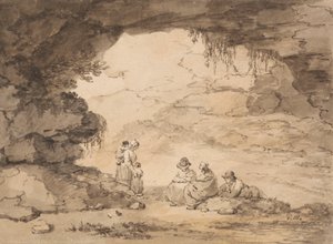洞窟の農民 作： George Morland