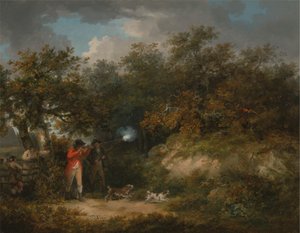 キジの射撃 作： George Morland