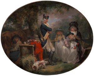 St. Jamesin puisto 作： George Morland