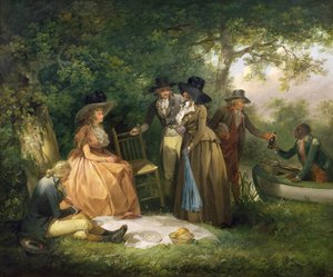 アングラーのリパスト 作： George Morland