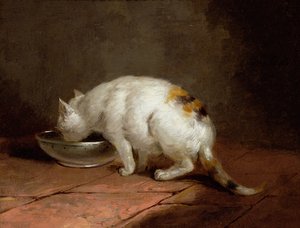 アーティストの猫の飲み方 作： George Morland