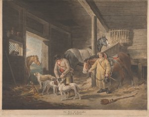 9 月 1 日 - 朝 作： George Morland