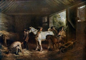厩舎の内部、1791年、1912年。