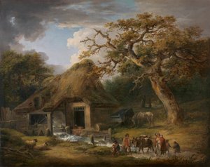 ザ オールド ウォーター ミル 作： George Morland