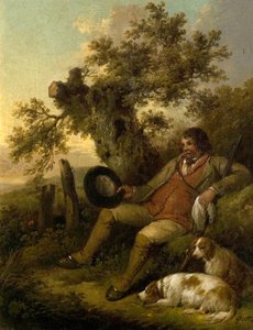 スポーツマン休憩、1790年頃 作： George Morland