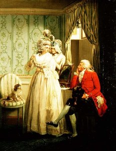 レティシアの物語：「仮面舞踏会のドレス」について 作： George Morland
