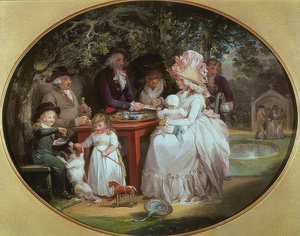 ティーガーデン。 1790 作： George Morland
