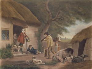 ウィリアムワード（1766-1826）によって刻まれたウォレナー、パブ。 H.モーランド作、1806年（メゾチント彫刻）