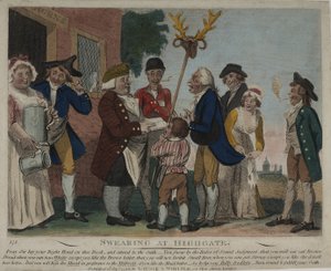 ハイゲートでの悪態、1796 作： George Moutard Woodward