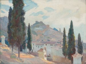 「スペインの風景」、1895-1933 作： George Murray