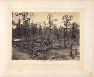ジョージア州アトランタの戦場、1864年7月22日、No.1 作： George N. Barnard