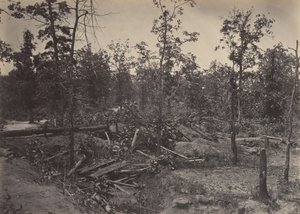 ジョージア州アトランタの戦場、1864 年 7 月 22 日、1860 年代第 1 号。 作： George N. Barnard