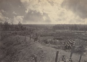 ジョージア州アトランタの戦場、1864 年 7 月 22 日 No. 2、1860 年代。 作： George N. Barnard