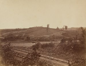 1864年、アトランタの戦場。 作： George N. Barnard