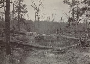 ジョージア州ニューホープ教会の戦場、第2、1865-1866。 作： George N. Barnard