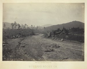 バザード ルースト、ジョージア州、1866 年。 作： George N. Barnard