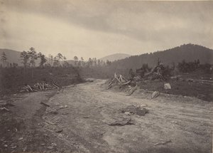 バザード ルースト、ジョージア州、1860 年代。 作： George N. Barnard