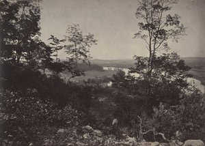 ルックアウト マウンテンから見たチャタヌーガ バレー、1860 年代。 作： George N. Barnard