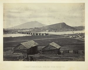 北のチャタヌーガ、1864年。 作： George N. Barnard