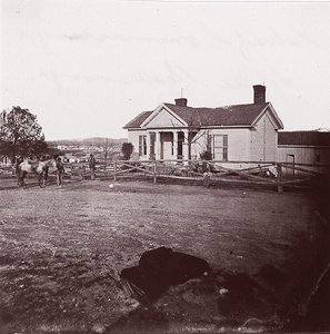 チーフ コミサリー オフィス、チャタヌーガ、カリフォルニア州。 1864年。 作： George N. Barnard