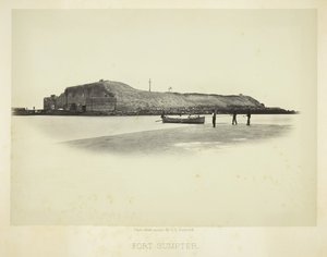 フォートサンプター、186566。 作： George N. Barnard