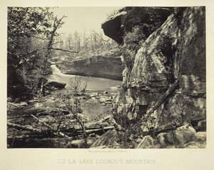 ルラ湖ルックアウト山、186466。 作： George N. Barnard